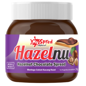 HAZELNU HAZELNUT  CHOCOLATE SPREAD 250G